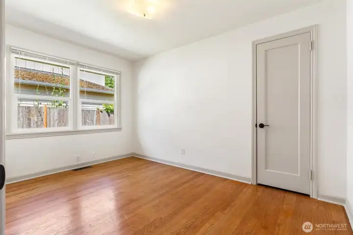 The third bedroom or office.