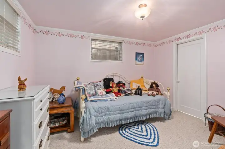 Lower level bedroom.