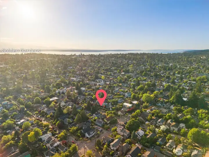 Check out the surrounding amenities from the aerial views.