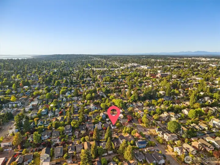 Check out the surrounding amenities from the aerial views.