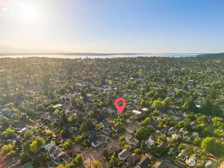 Check out the surrounding amenities from the aerial views.