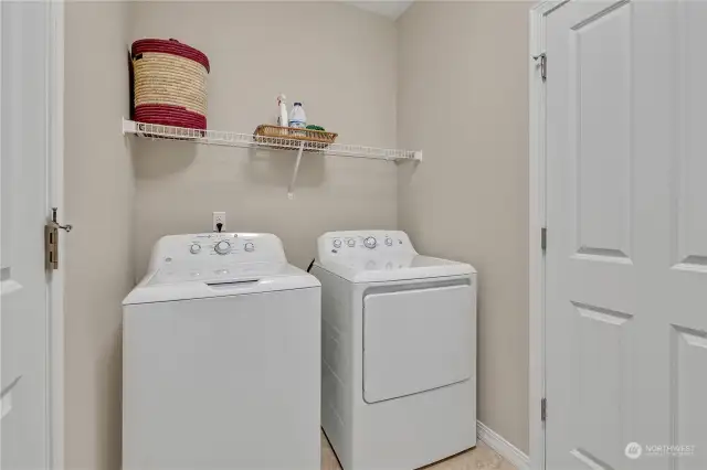 Laundry room/mudroom entry from the garage