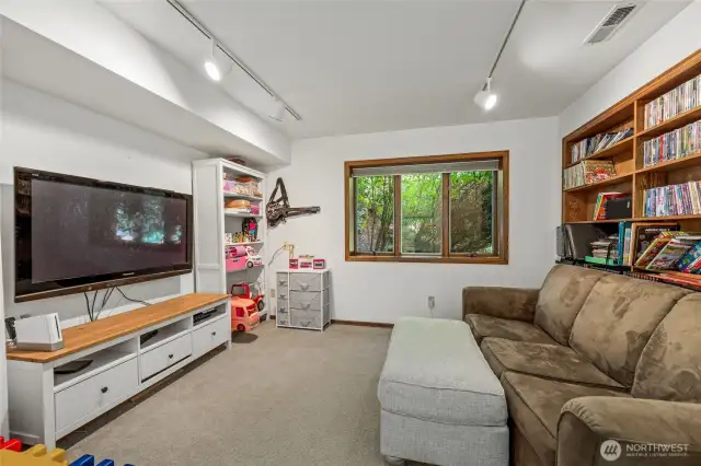 Downstairs office/library
