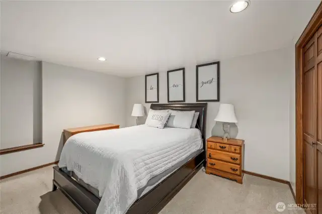 Downstairs guest room