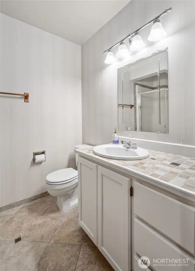 Downstairs 3/4 bath