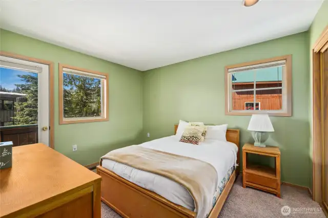 Secondary bedroom on main floor.