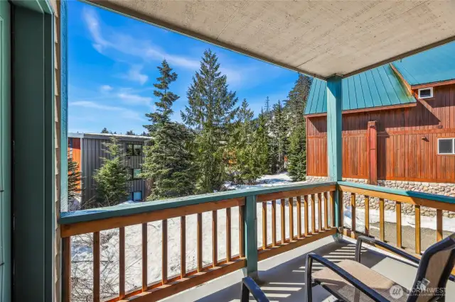 Front balcony.