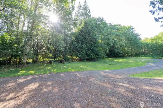 View of buildable lots on parcel