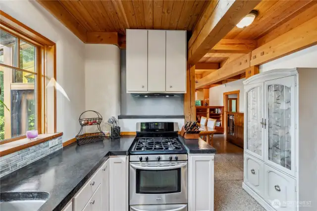 Kitchen with Gas Range