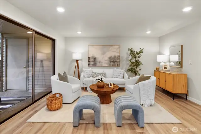 Main Living space - fresh paint and flooring throughout