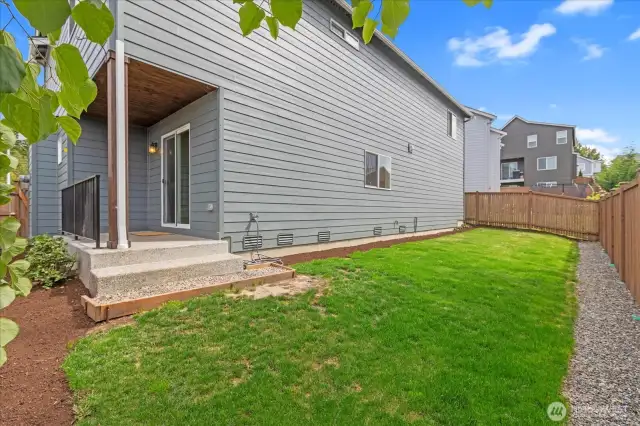 Fully Fenced, Low Maintenance Backyard