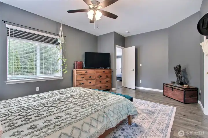 Primary bedroom on main floor