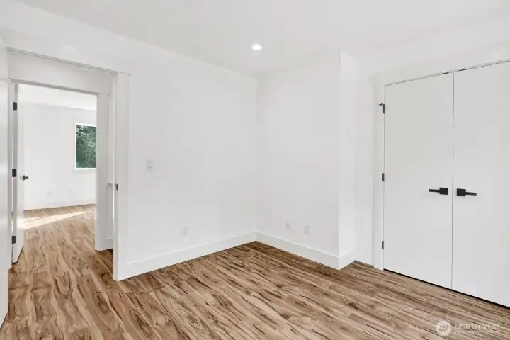 Bedroom #2 with Walk in Closet