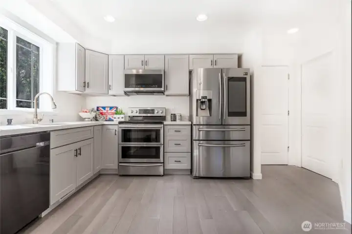 Remodeled kitchen