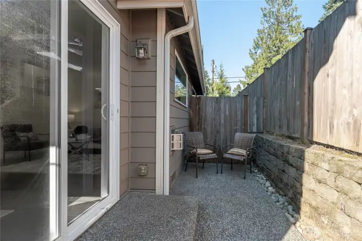 Private outdoor area