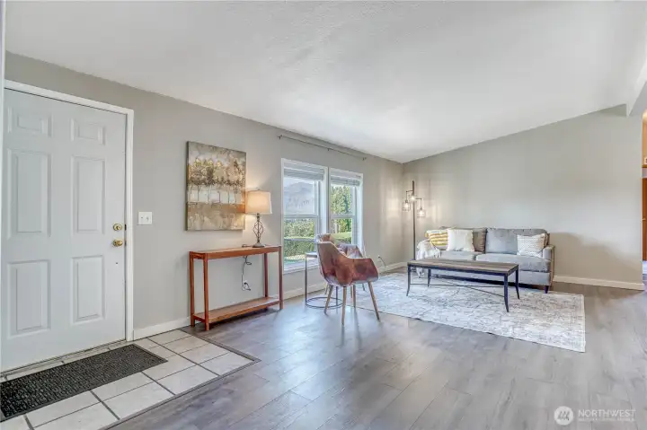 Living Room and Front Entrance