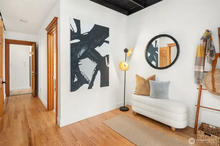 Inviting entry with clean lines and a strong first impression