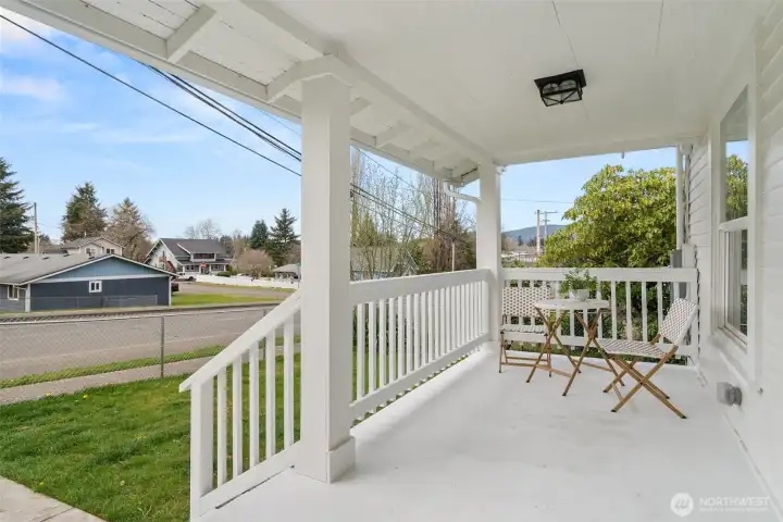 Imagine sitting here with a cold drink