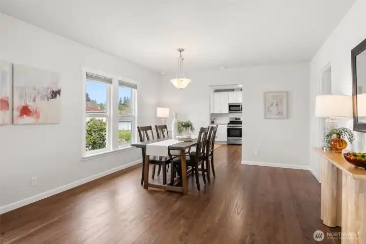 Large dining space