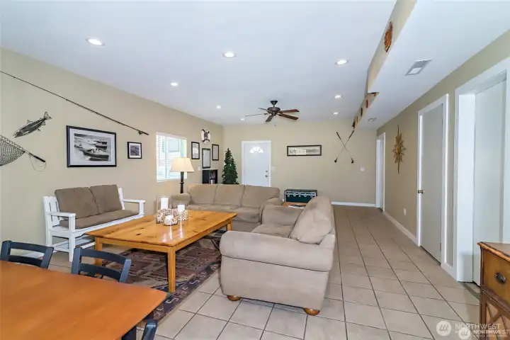View looking towards the front door.