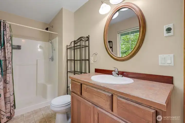 3/4 bathroom in bonus space