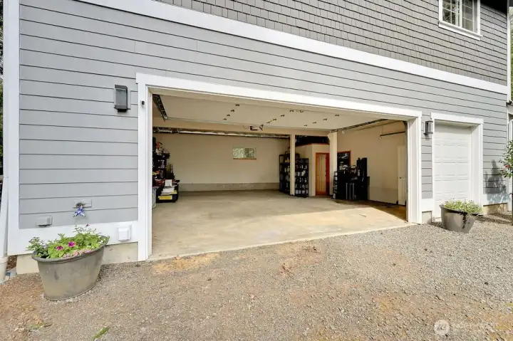 Large detached garage