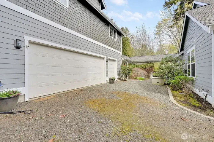 Parking near back deck