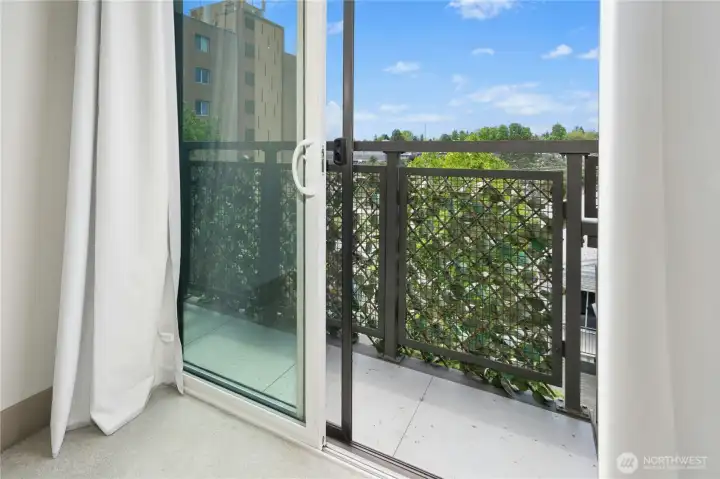Bedroom with balcony Bedroom with balcony