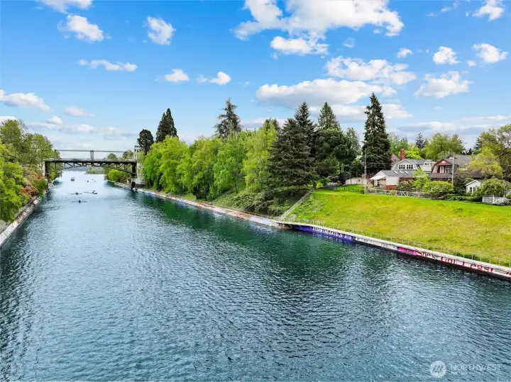 Unbeatable A+ location just steps to iconic Seattle Yacht Club for dining, sailing, and moorage