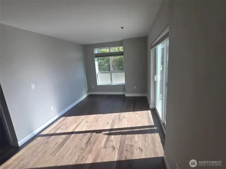 Extra sitting area is a perfect place to enjoy the view with that morning cup of coffee.