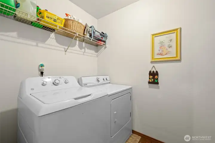 Main Floor Laundry off the garage