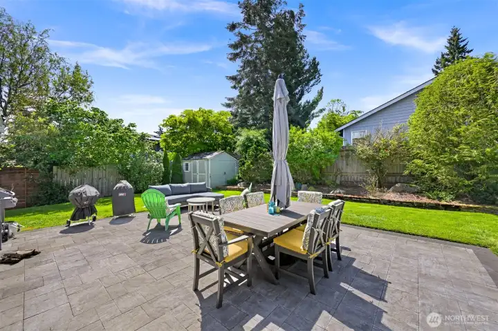 Massive new patio is the perfect entertaining space
