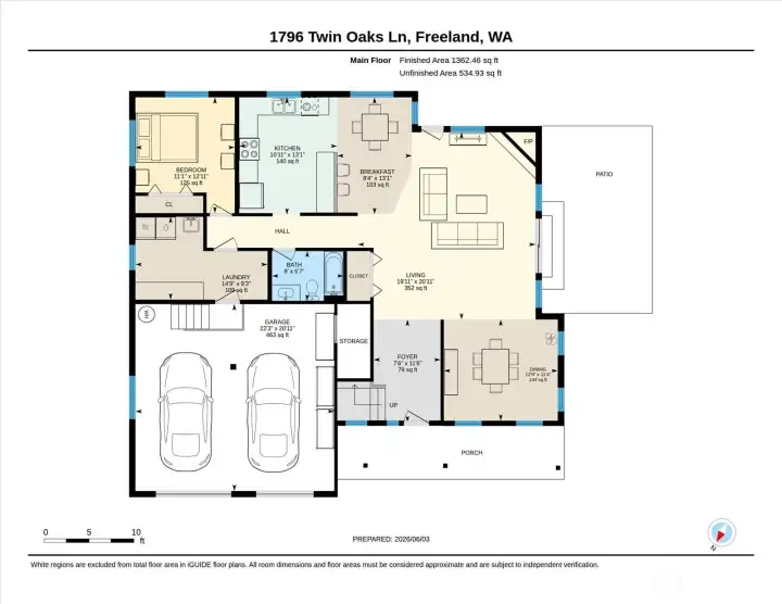 Main Level Floor Plan