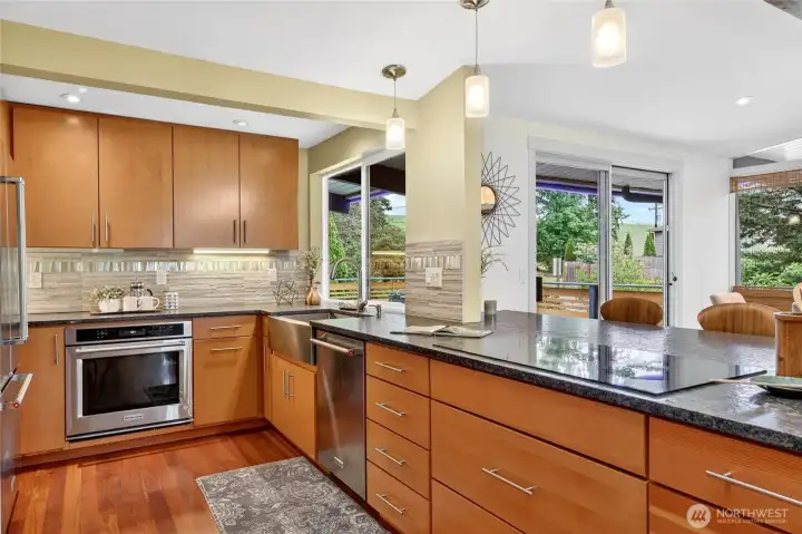 Kitchen Aid appliances make cooking and cleaning a dream.