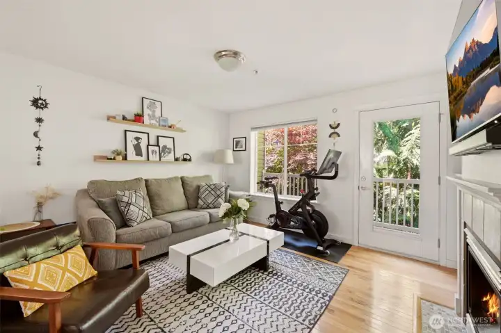 Living room with patio access. (second floor)