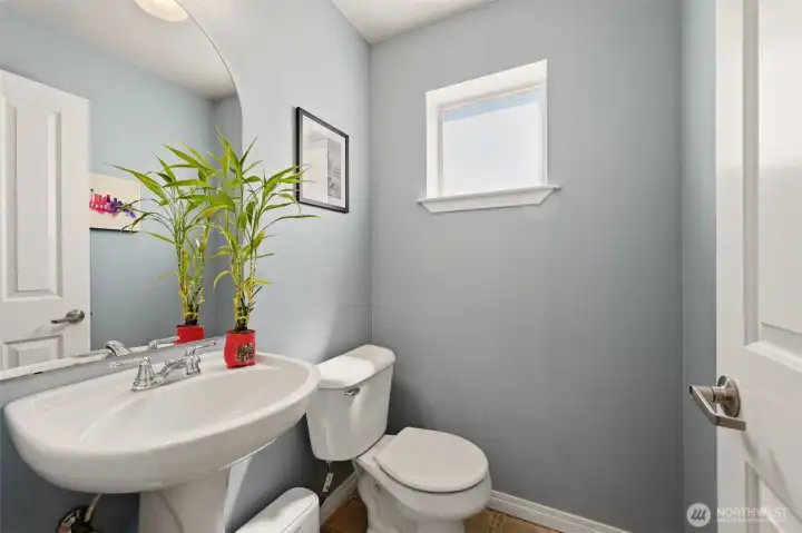 1/2 bathroom.(second floor)