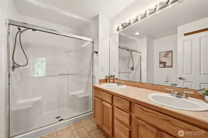 Primary Bathroom - 3/4 (third floor)