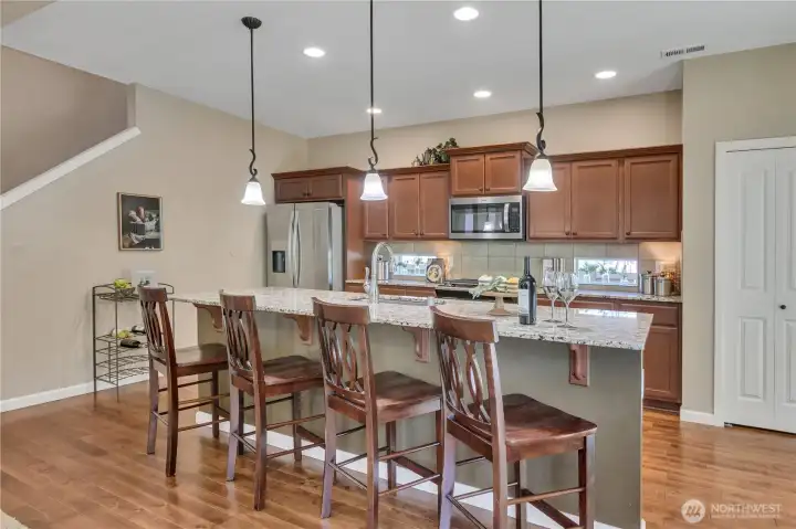 Pantry to the right.