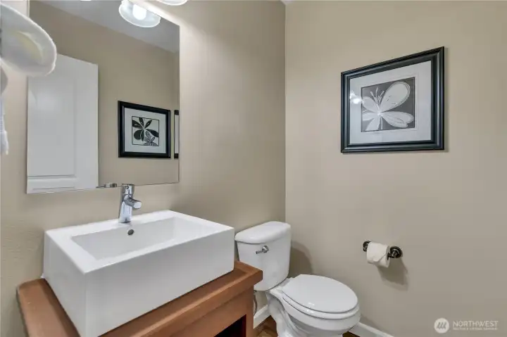 Main Floor Half Bath.