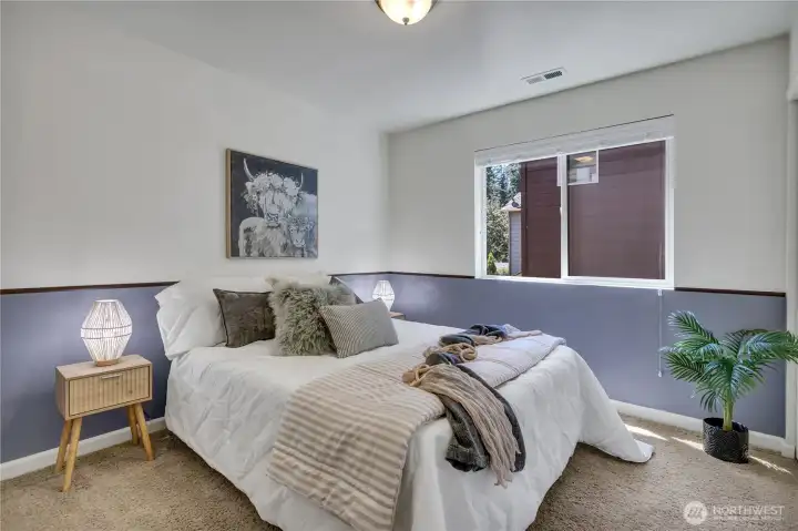 One of Four Bedrooms Upstairs, Including the Primary.