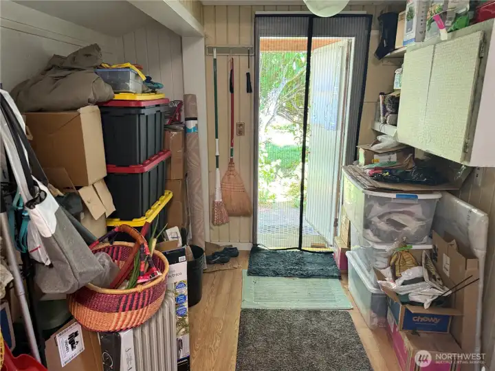 Storage and utility room