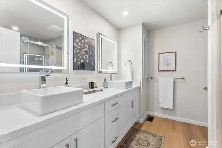 Primary bathroom Primary bathroom