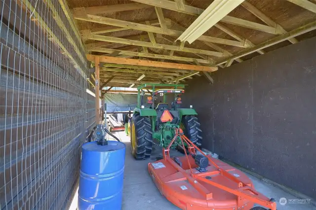 Tractor storage