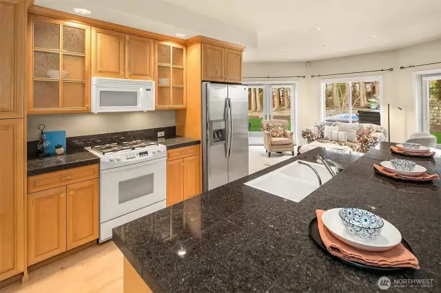 Downstairs Separate Entrance ADU Kitchen