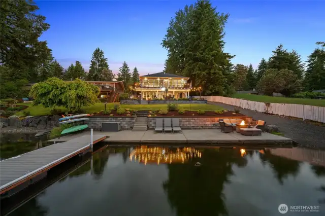 WELCOME to 7020 Holmes Island Rd SE in Olympia. Premium lakefront living on the desirable LONG LAKE with your own private boat launch!