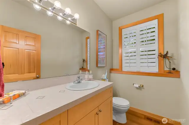Main floor bathroom