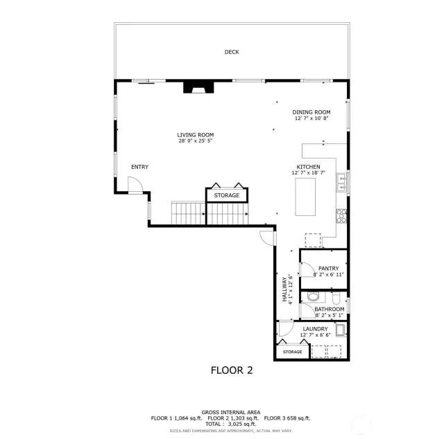 Main floor schematic floor plan