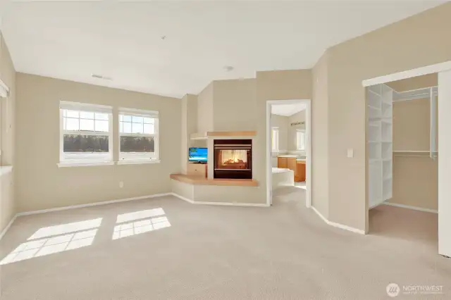 Primary BR with Fireplace