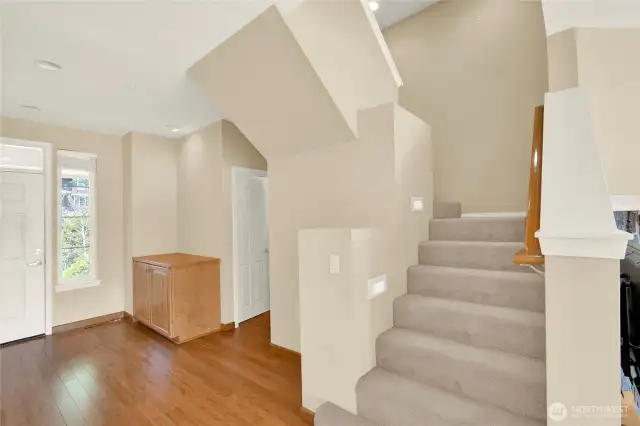 Entry Door and Stairwell up