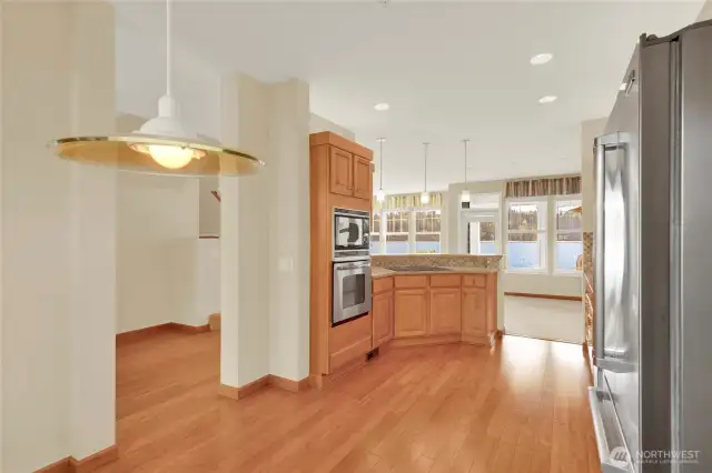 Kitchen from eating space
